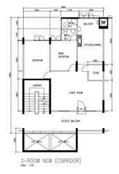 Blk 123 Hougang Avenue 1 (Hougang), HDB 3 Rooms #239430781
